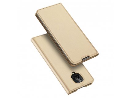 eng pl DUX DUCIS Skin Pro Bookcase type case for Xiaomi Redmi Note 9 Pro Redmi Note 9S golden 59982 1