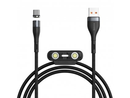 eng pl Baseus Zinc 3in1 USB Lightning USB Typ C micro USB data charging cable Quick Charge AFC 1 m 3 A 480 Mbps black and gray CA1T3 AG1 63484 1