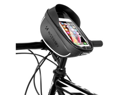 eng pl Wozinsky Bicycle Front Frame Handlebar Bag Touch Screen Phone Holder 1L black WBB16BK 63967 11