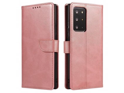 eng pl Magnet Case elegant bookcase type case with kickstand for Samsung Galaxy Note 20 Ultra pink 65856 3