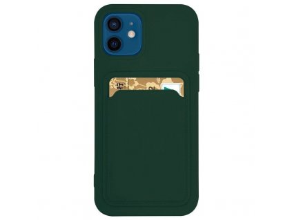 eng pl Card Case silicone wallet case with card holder documents for Xiaomi Redmi Note 9 Pro Redmi Note 9S dark green 75552 1
