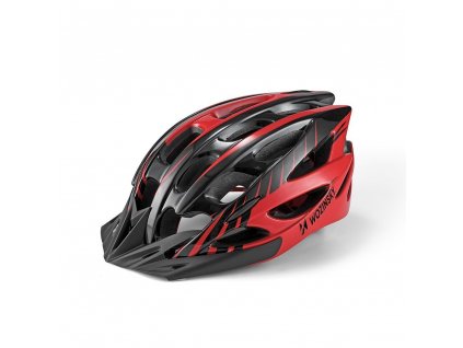 eng pl Wozinsky bicycle helmet scooter helmet 57 62 cm M L adjustable black red WBH MTB01 69678 2