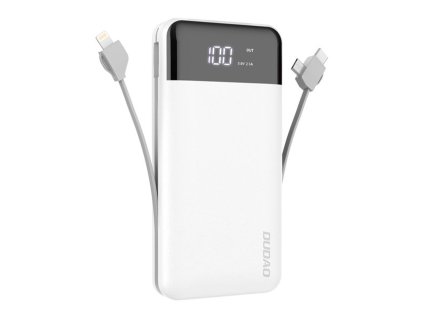 eng pl Dudao K1Pro powerbank 20000mAh with built in cables white K1Pro white 88804 1