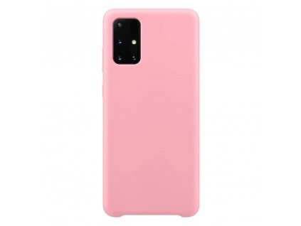 eng pl Silicone Case Soft Flexible Rubber Cover for Samsung Galaxy A12 Galaxy M12 pink 69736 1