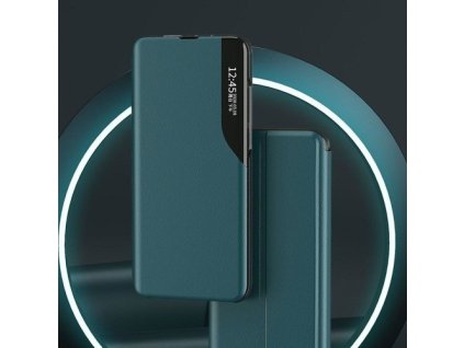 eng pm Eco Leather View Case elegant bookcase type case with kickstand for Huawei P30 Lite green 63625 3
