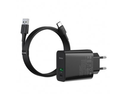 eng pm Baseus USB USB Typ C fast wall charger VOOC Quick Charge 4 0 Power Delivery 3 0 USB USB Type C cable 1m black TZCCFS H01 60864 8