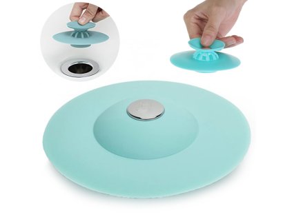 eng pl Silicone plug with strainer for the bathtub wash basin 1876 1