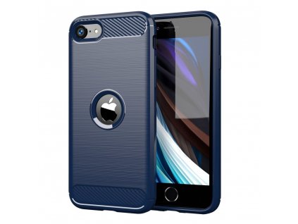 pol pl Carbon Case elastyczne etui pokrowiec iPhone SE 2020 niebieski 60292 1