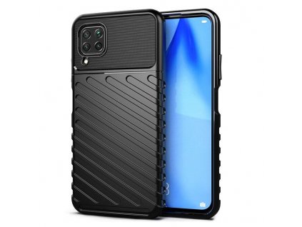 pol pl Thunder Case elastyczne pancerne etui pokrowiec Huawei P40 Lite czarny 60622 1