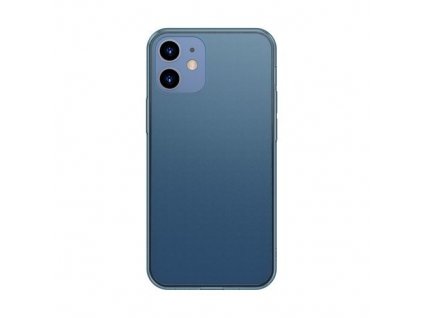 eng pm Baseus Frosted Glass Case Hard case with a flexible frame iPhone 12 mini Navy blue WIAPIPH54N WS03 64099 1