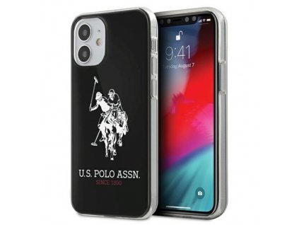 eng pm US Polo USHCP12STPUHRBK iPhone 12 mini czarny black Shiny Big Logo 64596 1