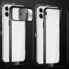 pol pm Wozinsky Magnetic Cam Slider Case magnetyczne etui 360 na caly telefon szklo na ekran oslona na aparat iPhone 11 Pro czarny 61804 3