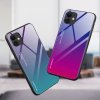 pol pm Gradient Glass etui pokrowiec nakladka ze szkla hartowanego iPhone 12 Pro iPhone 12 rozowo fioletowy 62493 2