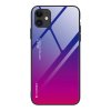 pol pm Gradient Glass etui pokrowiec nakladka ze szkla hartowanego iPhone 12 Pro iPhone 12 rozowo fioletowy 62493 1