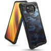 eng pm Ringke Fusion X Design durable PC Case with TPU Bumper for Xiaomi Poco X3 NFC Camo Black XDXI0017 65574 1