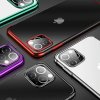 eng pm Clear Color Case Gel TPU Electroplating frame Cover for iPhone 11 blue 59862 6