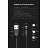 NOVÝ magnetický kabel USB 3.0 A 3 v 1, rychlonabíjecí kabel pro iOS typu C Micro iPhone pro Android