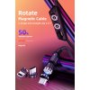 NOVÝ magnetický kabel USB 3.0 A 3 v 1, rychlonabíjecí kabel pro iOS typu C Micro iPhone pro Android