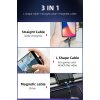 NOVÝ magnetický kabel USB 3.0 A 3 v 1, rychlonabíjecí kabel pro iOS typu C Micro iPhone pro Android