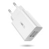 eng ps WK Design wall charger travel adapter 2x USB 2 A USB Lightning cable 1 m white WP U56 Lighting white 61790 2