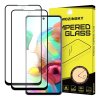 eng pm Wozinsky 2x Tempered Glass Full Glue Super Tough Screen Protector Full Coveraged with Frame Case Friendly for Samsung Galaxy A71 black 59659 1