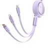 eng pl USB C cable 3in1 Baseus Bright Mirror to micro USB USB C Lightning 100W 1 2m purple 21046 10