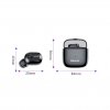 eng pl Baseus Encok A03 waterproof mini wireless earphone Bluetooth 5 0 black NGA03 01 50859 21