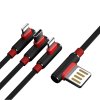 eng pl Proda Sparta USB 2x Lightning USB Typ C elbow Cable 5A 1m black PD B11th black 55034 1
