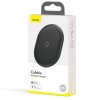 eng pl Baseus Cobble qi wireless induction charger 15W USB USB Typ C 1m cable black WXYS 01 56055 8
