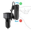 eng pl Dudao car kit 2x USB 3 4A charger Bluetooth earphone headset black R10 black 55627 6