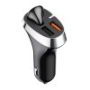eng pl Joyroom car charger with wireless earphone 2x USB Bluetooth 5 0 30W 2 1 A Quick Charge 3 0 black JR CP2 72532 1
