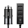 eng pl Baseus Enjoy Together Car Charger with Extension 4x USB 5 5A black CCTON 01 37936 1