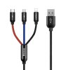 pol pl Kabel USB Baseus 3w1 USB C Lightning Micro 3A 1 2m Czarny 21022 1