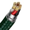 eng pl Baseus Zinc USB Lightning magnetic data charging cable 1 m 2 4 A green CALXC K06 63482 4