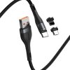 eng pl Baseus Zinc 3in1 USB Lightning USB Typ C micro USB data charging cable Quick Charge AFC 1 m 3 A 480 Mbps black and gray CA1T3 AG1 63484 2
