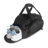 ger pl Wozinsky Reise Sporttasche Rucksack Handgepacktasche 40x20x25 cm fur Flugzeug Schwarz WSB B01 75053 20