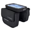 eng pl Wozinsky frame bike bag bicycle pannier waterproof phone case 1 5l black WBB26BK 81692 2