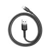 eng pl Baseus Cafule Cable durable nylon cord USB Lightning QC3 0 2 4A 0 5M black gray CALKLF AG1 46802 6