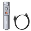 eng pl Baseus Orange Dot Wireless Presenter Red Laser Charging version gray WKCD000013 74035 1