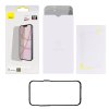 eng pl Baseus 2x tempered glass for iPhone 13 Pro Max Privacy Anti Spy privatizing with a cover for the speaker positioner SGBL061402 case friendly 91025 13
