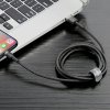 eng pl Baseus Cafule Cable durable nylon cord USB Lightning QC3 0 2 4A 1M black gray CALKLF BG1 46806 4
