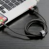 eng pl Baseus Cafule Cable durable nylon cord USB Lightning QC3 0 2 4A 1M black red CALKLF B19 46807 4