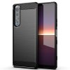 eng pl Carbon Case Flexible TPU cover for Sony Xperia 1 III black 70908 9 (1)