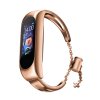 eng pl Replacment metal band bracelet strap for Xiaomi Mi Band 6 5 4 3 rose gold 77368 7