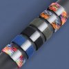 eng pl Strap Fabric Watch Band 7 6 SE 5 4 3 2 45mm 44mm 42mm Braided Fabric Strap Watch Bracelet Black and White 77700 5