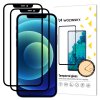 eng pl Wozinsky 2x Tempered Glass Full Glue Super Tough Screen Protector Full Coveraged with Frame Case Friendly for iPhone 12 Pro iPhone 12 black 65306 1
