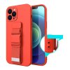eng pl Rope case gel TPU airbag case cover with lanyard for Xiaomi Redmi 10X 4G Xiaomi Redmi Note 9 red 76136 8