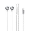 eng pl Remax In ear wired earphones USB Type C 1 2m silver RM 711I 79053 1