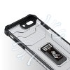 eng pl Crystal Ring Case Kickstand Tough Rugged Cover for iPhone 8 Plus iPhone 7 Plus black 77385 7