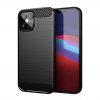 eng pl Carbon Case Flexible Cover TPU Case for iPhone 12 mini black 62404 1